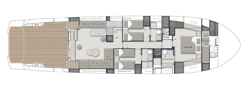 Lower deck
