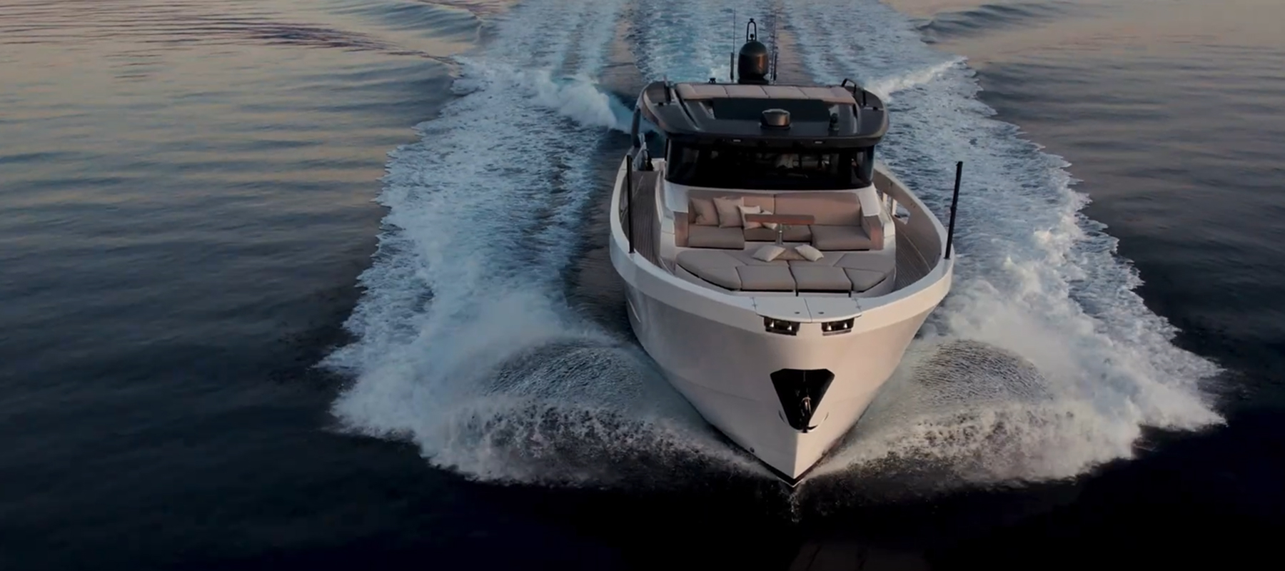 Aerial view of Kimani yacht